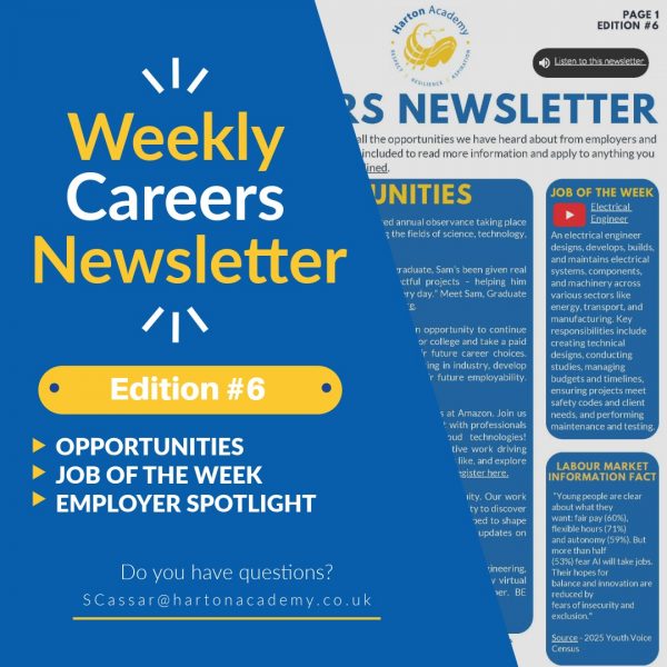 Weekly Careers Newsletter SQ