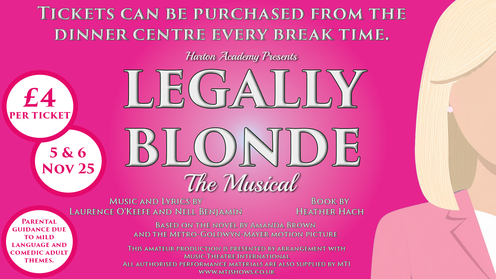 Tickets on Sale Poster with PG