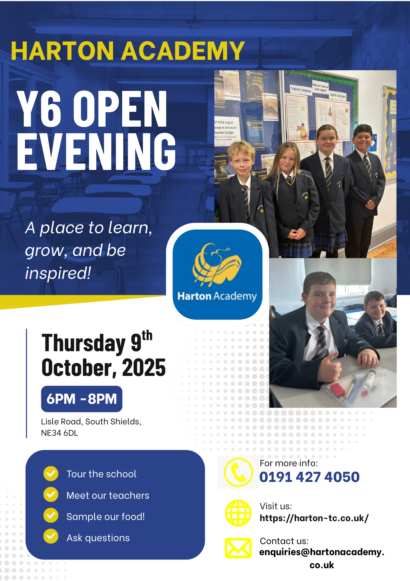 Year 6 open evening