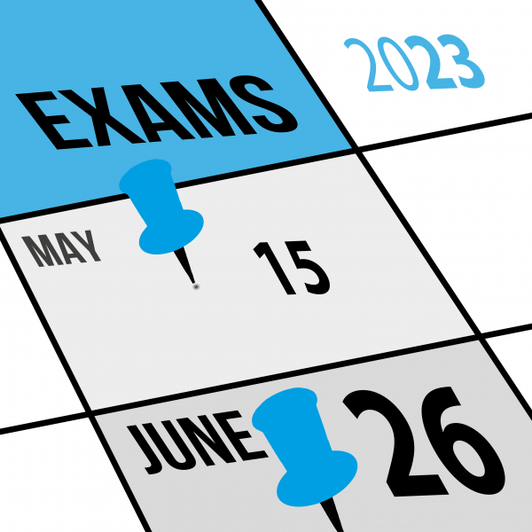 Exams pin on calendar_Exams Pin 2023