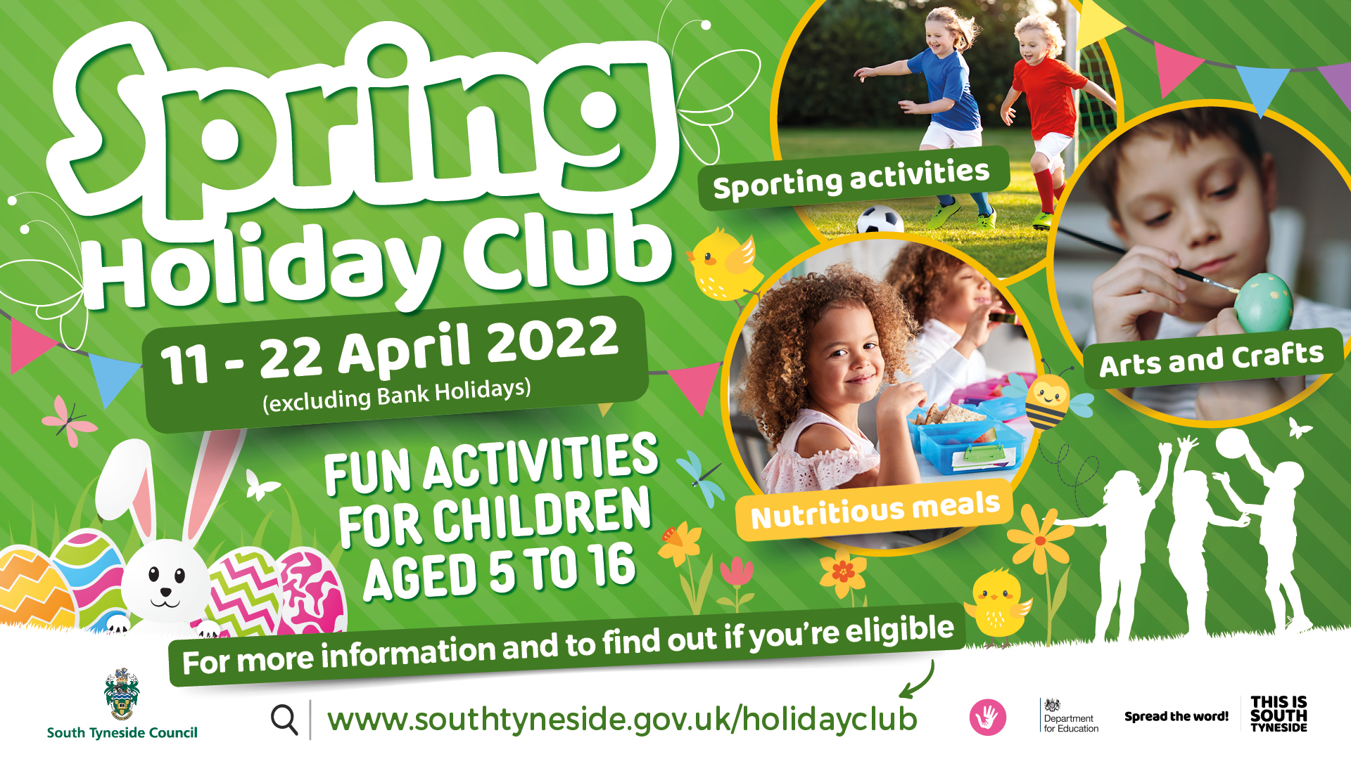 Spring Holiday Club - Facebook & Twitter
